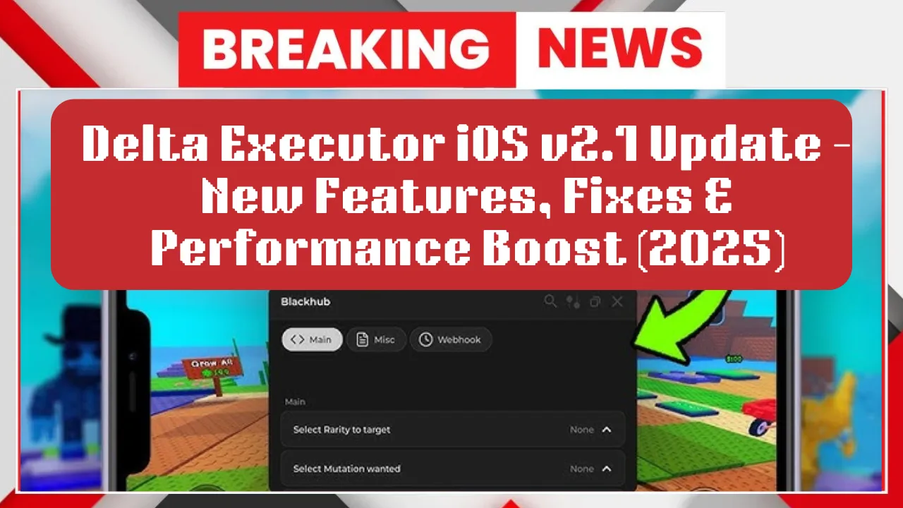 Delta Executor iOS v2.1 Update